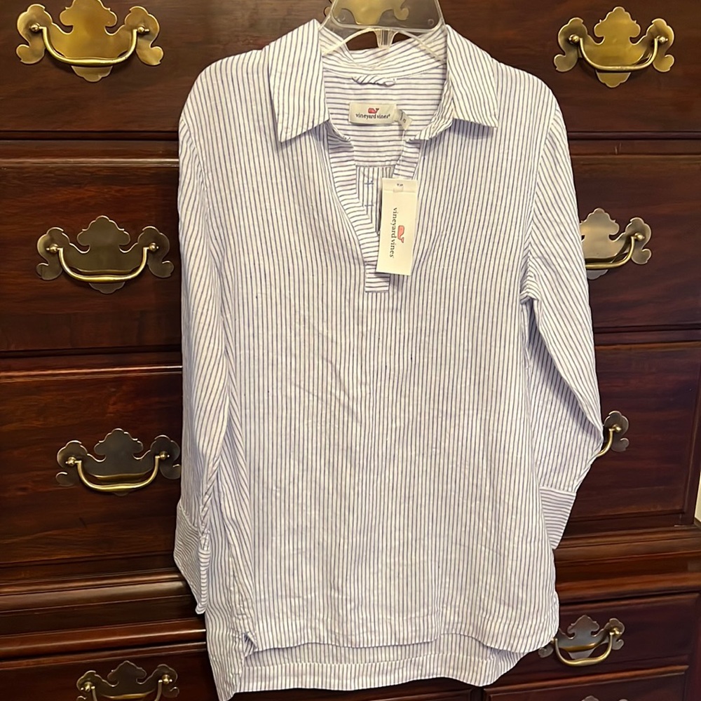 Vineyard Vines 100% Linen Top